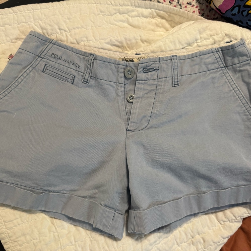 Women's Blue Polo RL  boat shorts